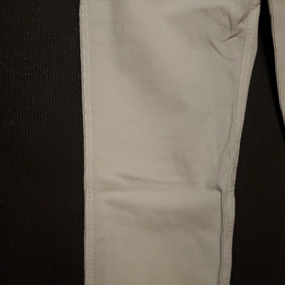 Nili Lotan Shon Corduroy Pants Womens 4 Bone High Rise Baggy Wide Bow Leg‎ USA - Picture 5 of 16